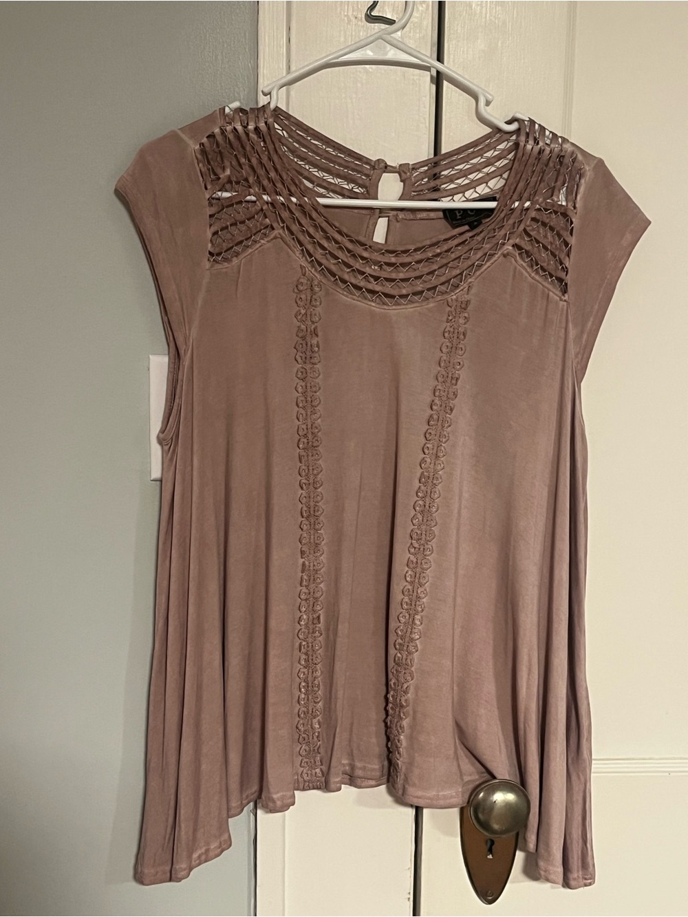 POL blouse dusty rose